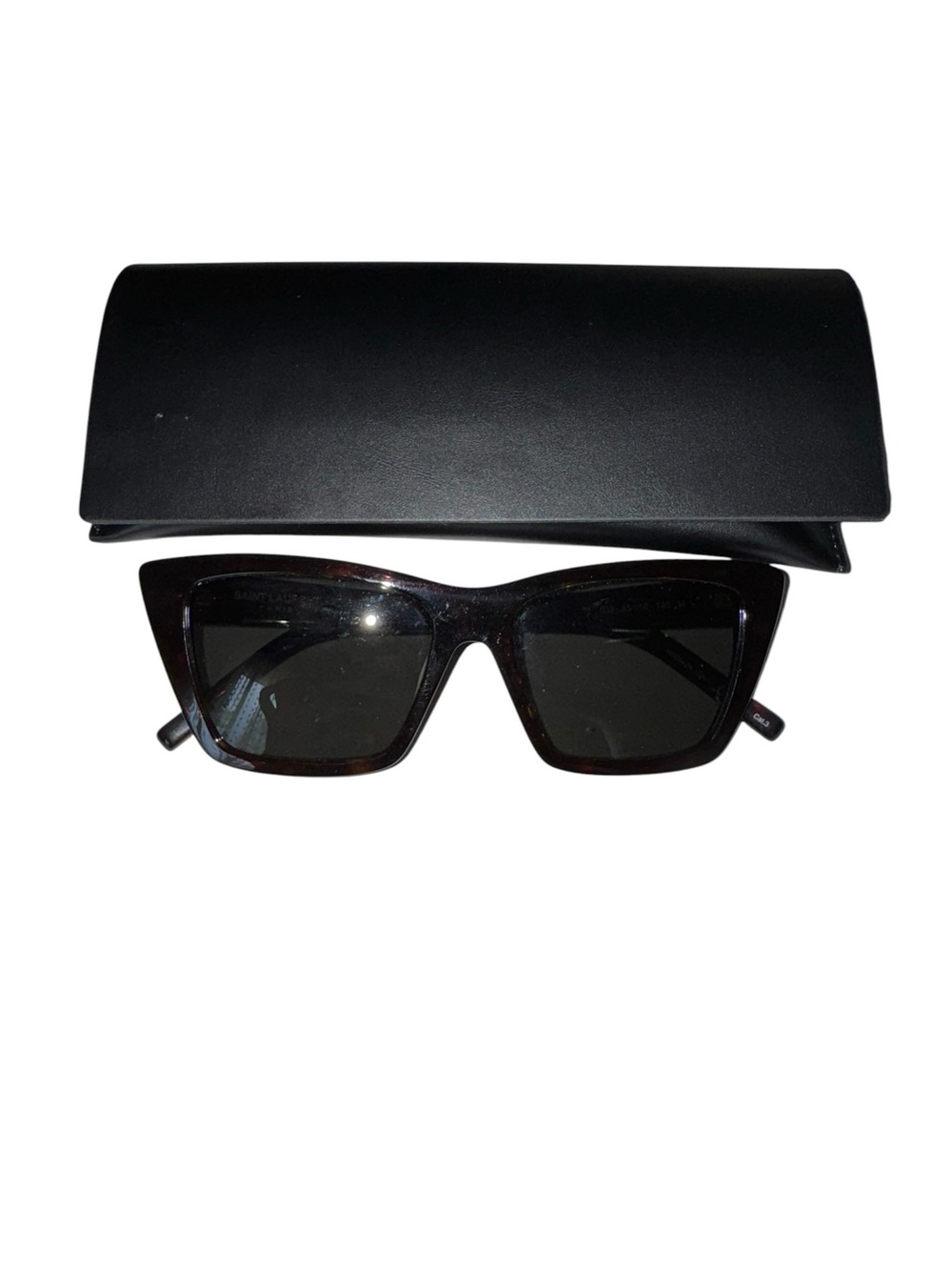 Saint Laurent Black Cat-Eye Sunglasses - Picture 5 of 5